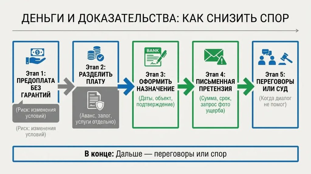 Деньги и доказательства: как снизить спор